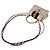Borsa a tracolla Gucci Bee Star Mini Sylvie Bianco - vista 4