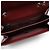 Chanel Borsa a tracolla e crossbody Classic Logo in agnello rosso ruthenium - vista 11