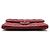 Chanel Borsa a tracolla e crossbody Classic Logo in agnello rosso ruthenium - vista 5