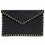 Valentino Clutch a bustina Rockstud in pelle nera Nero