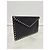 Valentino Clutch a bustina Rockstud in pelle nera Nero - vista 3