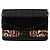 MCM Borsa a tracolla con catena leopardata e borchie