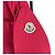 Chaqueta corta con capucha de plumón para mujer Moncler Roja - vista 5