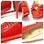 Christian Louboutin Scarpe Vendome con punta aperta e borchie per donna in vernice rossa Rosso - vista 7