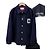 Céline Wool Teddy Double Face Wool Coach Jacket Black