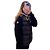 Moncler Gesteppter Wollcardigan Schwarz Blau