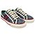 Gucci Denim Blue Three Stripes Tennis Sneaker Blau
