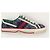Gucci Denim Blue Three Stripes Tennis Sneaker Blau - Ansicht 2