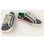 Gucci Denim Blue Three Stripes Tennis Sneaker Blau - Ansicht 4