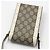 Horsebit 1955 Gucci Mini tracolla GG Supreme Gold Horsebit Marrone - vista 5