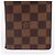Louis Vuitton Damier Ebene Men's Brazza Wallet Brown - view 2