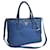 Prada Tote e Borsa a Spalla Vitello Daino Blue