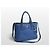 Prada Tote e Borsa a Spalla Vitello Daino Blue - vista 11