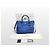 Prada Tote e Borsa a Spalla Vitello Daino Blue - vista 16