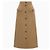Saint Laurent Cotton Serge Midi Skirt
