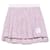 Thom Browne Mini falda plisada de tweed de algodón Backdrop Blanco