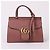 Gucci Borsa a mano e a tracolla Marmont Indie Pink Piccola Rosa - vista 2