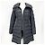 Moncler Flammet Langer Daunenmantel Braun - Ansicht 3