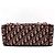 Dior Borsa a tracolla messenger Burgundy Oblique Rosso - vista 5