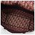 Dior Borsa a tracolla messenger Burgundy Oblique Rosso - vista 8