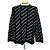 Balenciaga All-over-Logo-Kaschmirstrick Silber