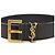 Saint Laurent Cintura Monogram da uomo Nero - vista 6