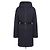 Burberry Abrigo de nylon de longitud media con capucha Negro - vista 4
