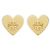 Tory Burch Orecchini a lobo a forma di cuore