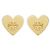 Tory Burch Orecchini a lobo a forma di cuore - vista 4