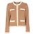 Tory Burch Cardigan Kendra com acabamento em lã grossa - vista 4