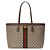 Gucci Borsa Tote Ophidia Large Marrone - vista 4