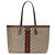 Gucci Borsa Tote Ophidia Large Marrone - vista 7