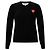 Comme Des Garcons V-Ausschnitt Strickpullover mit Doubleheart Patch - Ansicht 5