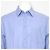 Gucci Camicia Oxford da uomo in cotone blu con doppio logo ricamato - vista 2