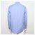 Gucci Camicia Oxford da uomo in cotone blu con doppio logo ricamato - vista 4