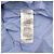 Gucci Camicia Oxford da uomo in cotone blu con doppio logo ricamato - vista 7