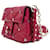 Valentino Borsa a tracolla Rockstud Candy Mini Rosso  - vista 2