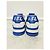 Louis Vuitton Sneakers Trainer Monogram LV blu - vista 6