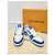 Louis Vuitton Sneakers Trainer Monogram LV blu - vista 7