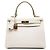 Hermès Outstitch Sellier Kelly Bianco