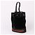 Gucci Piccola borsa a tracolla a secchiello in scamosciato nero - vista 4