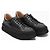 Jil Sander Sneakers in pelle oversize Nero - vista 3