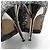 Jimmy Choo ROMY Glitter High Heel Pumps Schwarz - Ansicht 11