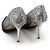 Jimmy Choo ROMY Glitter High Heel Pumps Schwarz - Ansicht 5