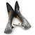 Jimmy Choo ROMY Glitter High Heel Pumps Schwarz - Ansicht 7