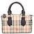 Burberry PVC Nova Check Tote Bag Braun