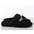 Balenciaga Pantofola Slide in shearling con logo Wave Multicolore - vista 3