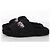 Balenciaga Pantofola Slide in shearling con logo Wave Multicolore - vista 4