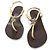 Giuseppe Zanotti Sandali da donna ROCK con cinturini in cristalli multicolore Marrone