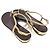 Giuseppe Zanotti Sandali da donna ROCK con cinturini in cristalli multicolore Marrone - vista 5